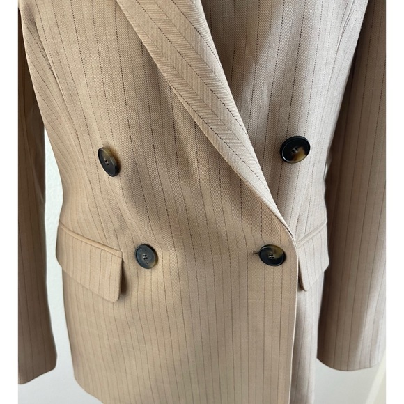 Maje Pinstriped Tailored Blazer Size Size 34 - Picture 6 of 8